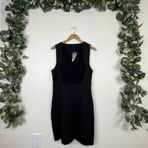 AllSaints Echo Sleeveless Bodycon Fitted Mini Dress Black NWT Women’s Size L